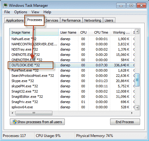 Multiple Attitude exe Task Manager