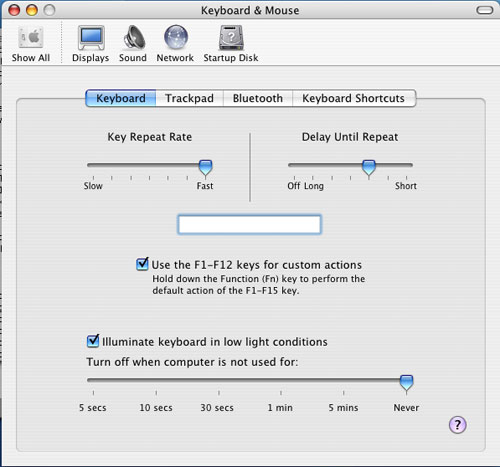 Płyta sterowania nvidia dla systemu Mac OS X