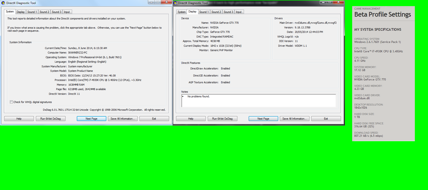 nvidia Windows 커널 모드 드라이버 에디션 197.45 다운로드