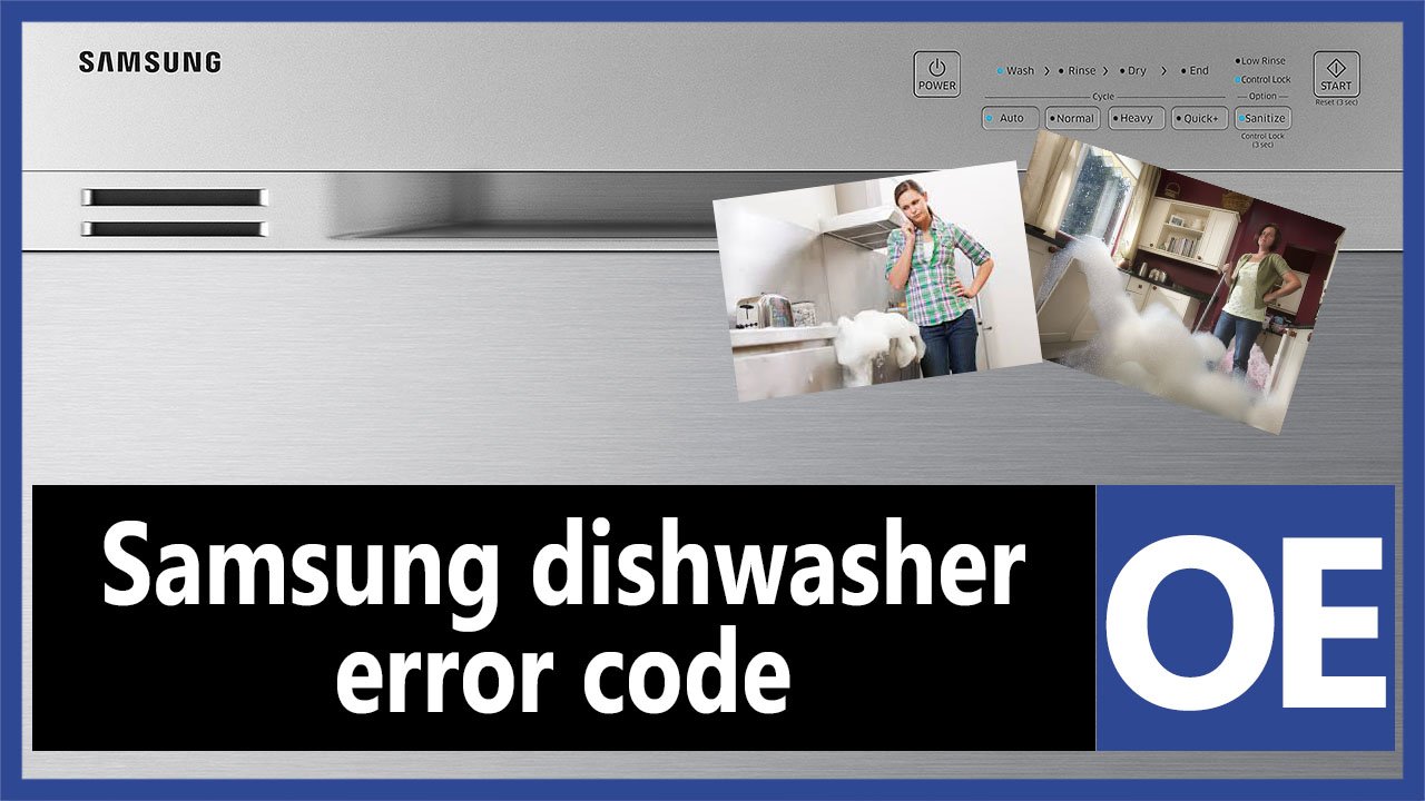 código de error oe lavavajillas samsung