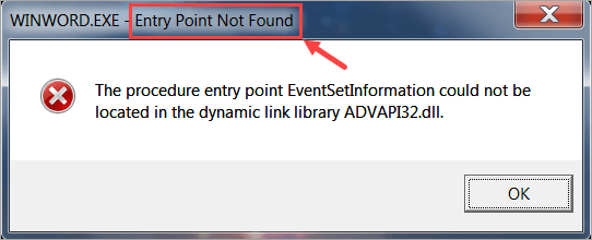 peachtree entry point not found