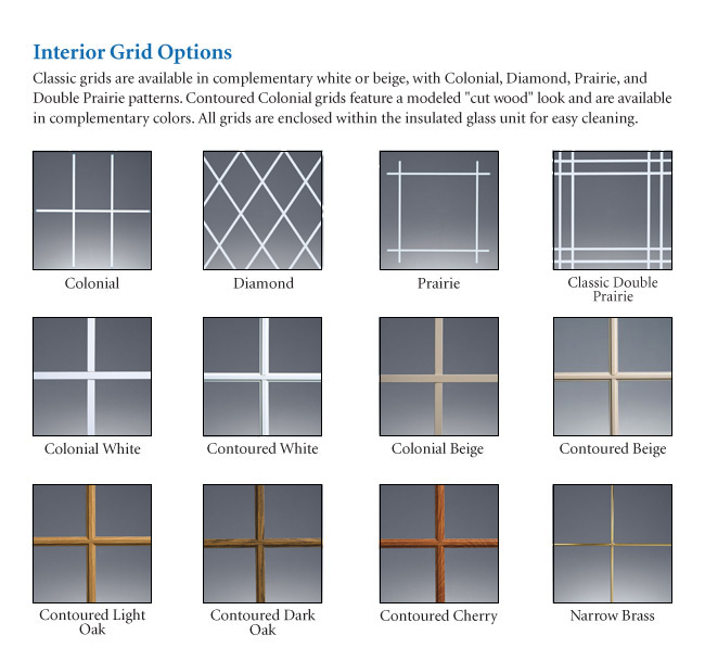 pictures of grids in windows