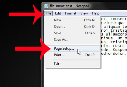 print to a text file in windows 7