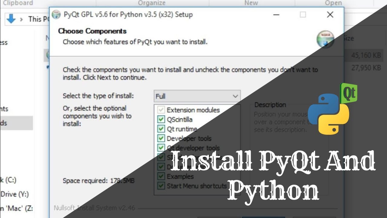 pyqt5 windows operativsystem installer