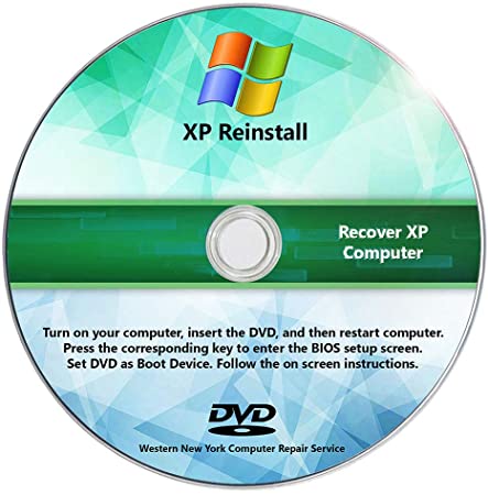 reinstall disk for Windows operating system xp