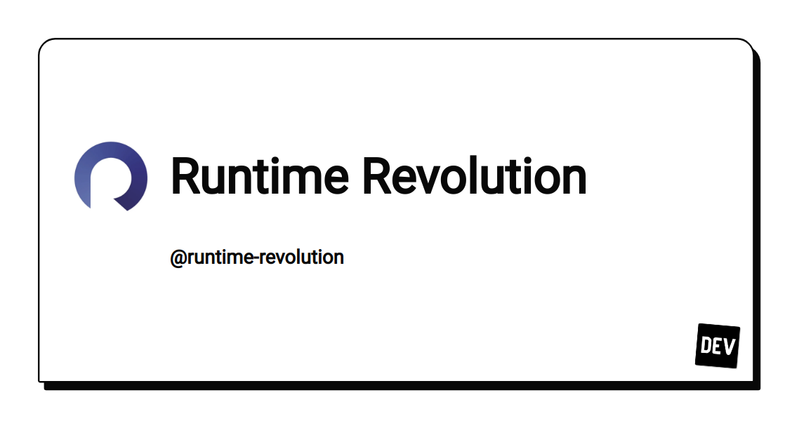 runtime revolution database