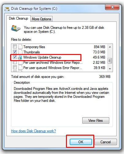safe to delete windows update files