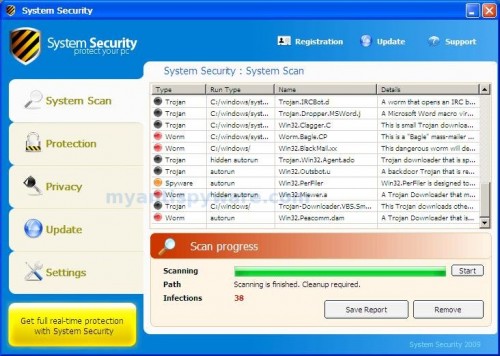 security core alert spyware.ispynow