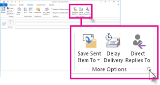 установить срок действия электронной почты в Outlook