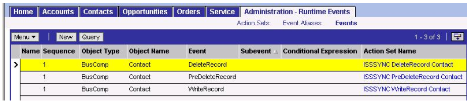 siebel runtime things log