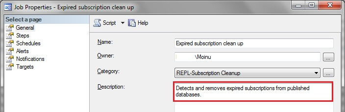 sp expired subscription cleanup