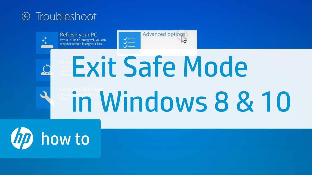 start very safe and secure mode hp