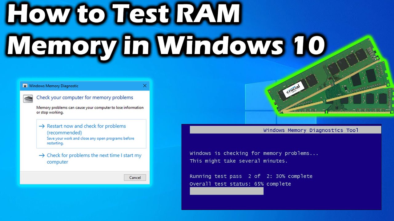 testowanie pamięci RAM w systemie Windows