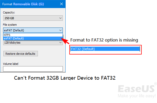 third party formatting software fat32