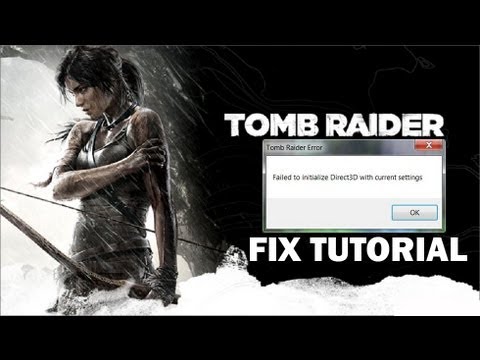 tomb raider direct3d error