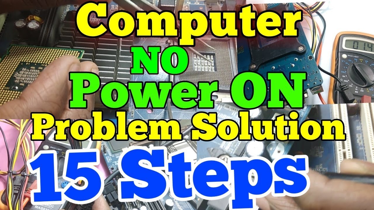 troubleshooting computer will not power up