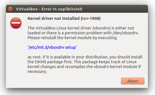 ubuntu 12.04 virtualbox kernel modules