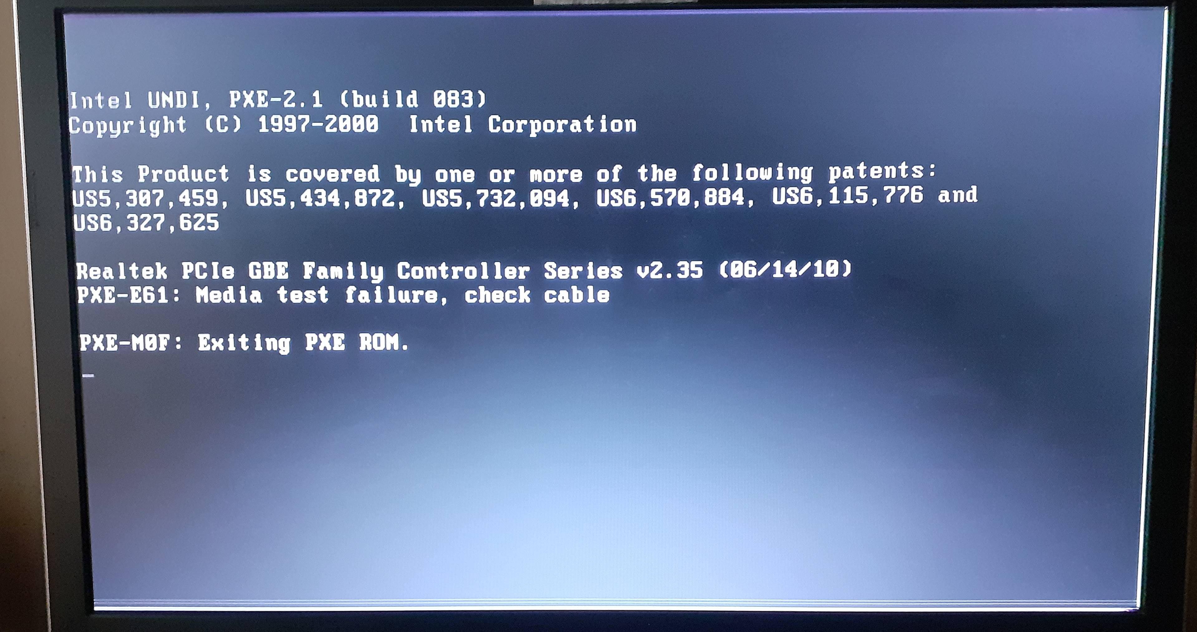 ubuntu error using iso