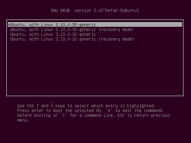 Параметр ядра Ubuntu