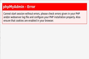 l'erreur ubuntu phpmyadmin ne peut pas démarrer l'événement sans erreurs
