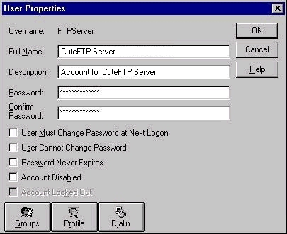 Benutzer in Windows NT