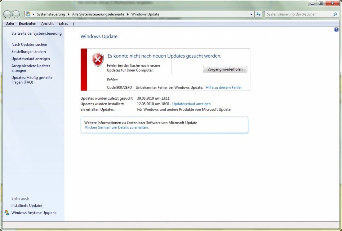 virus blockerar windows update