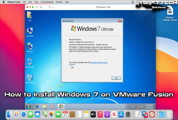 vmware fusion read only file system windows 7