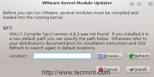 vmware kernel module updater centos