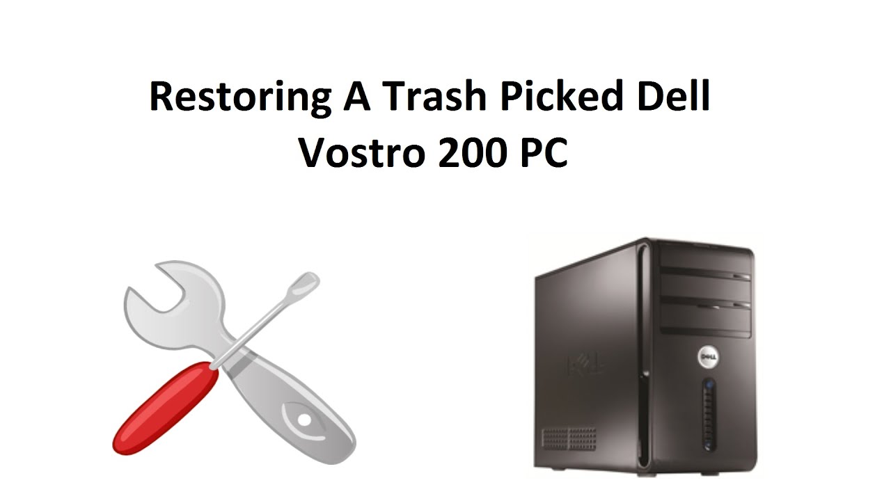 vostro 210 system restore