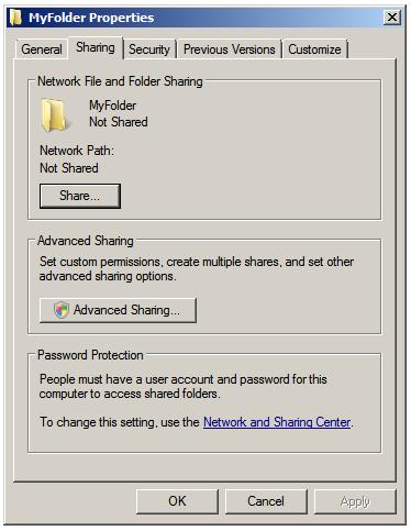 jakie są nowe uprawnienia udostępniania przy użyciu serwera Windows 2008