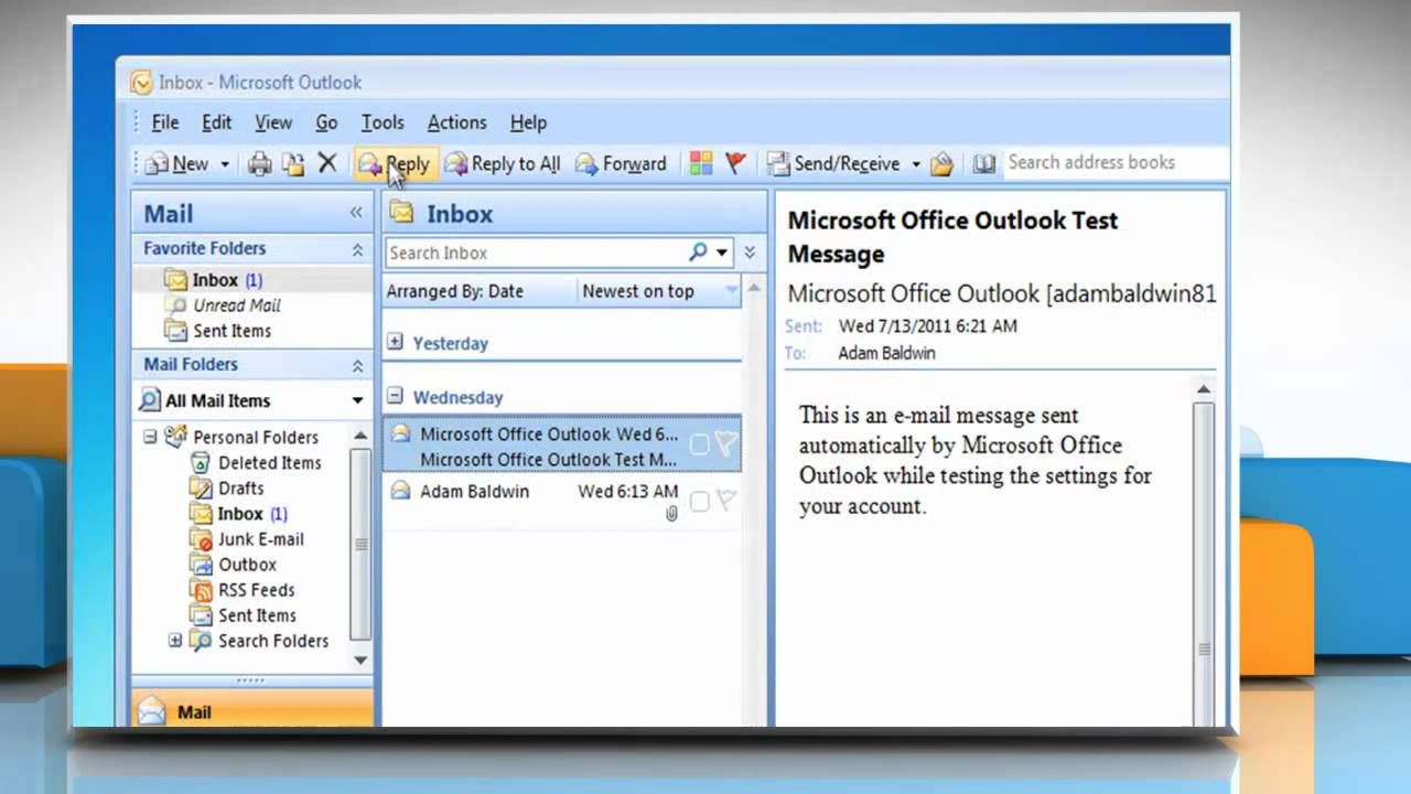 var ska Outlook 2007 lagra kontakter i bildskärmar 7
