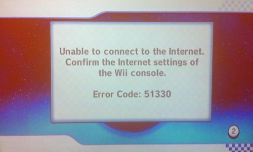 solução de problemas de internet do Wii