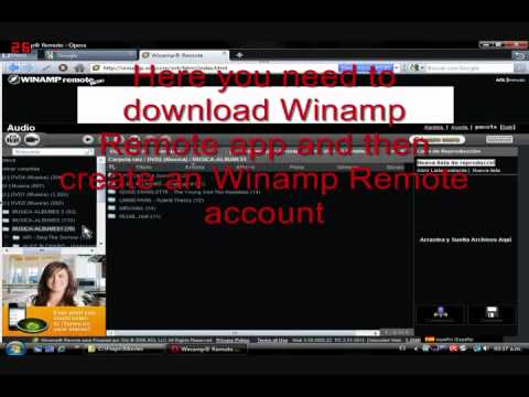 winamp remote pc support ps3 download