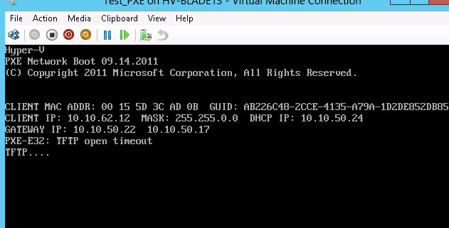 windows deployment service provider error code 1460