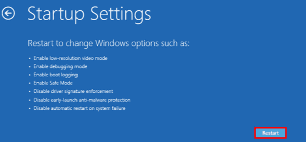 Windows зависает при запуске входа в систему с сообщением об ошибке