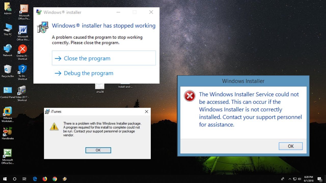 windows installer version feststellen