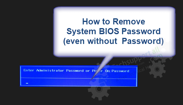 Windows Vista Bios Password Reset