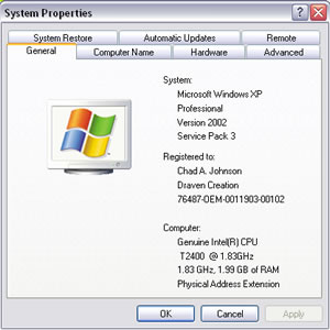 Windows Windows XP Service Pack 3 Probleme mit dem Internet