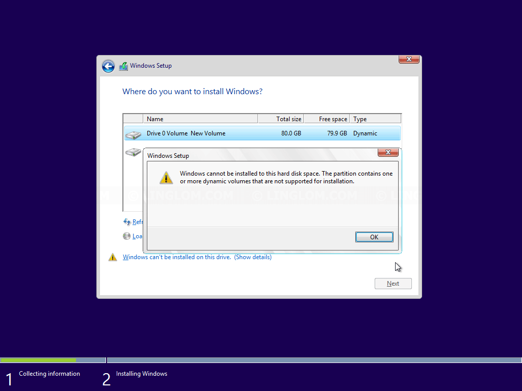 unable to install windows 10 anniversary update