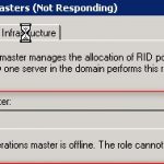 error-the-current-operations-master-is-offline