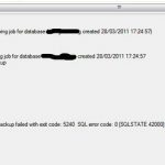 Resolving SQL Server Error 5240