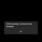 Sorry, Android Contacts Recovery Tips Stopped Working