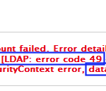 ldap-525-error