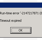 Troubleshoot And Resolve Odbc Driver Error 80040e31 Timeout