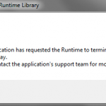 How Do You Deal With Runtime Errors? Was This App Required For The Windows 7 Runtime?