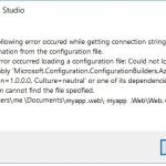 Steps To Fix Error Loading Configuration Section Microsoft.web.services3