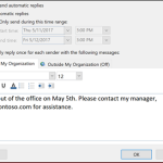 Outlook과 관련하여 이메일에 대한 자동 회신을 제거하는 가장 좋은 방법
