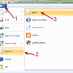 Stappen Om Het Probleem Van Het Instellen Van Een Persoonlijke Bank In Windows Live Mail 2011 Op Te Lossen