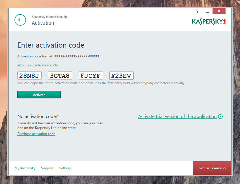 kaspersky pc 2011 con código de activación