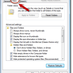 Tips Om Hur Du åtgärdar Windows 7 Explorer Återställ Till Standardinställningar